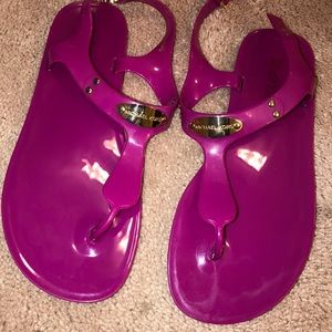 Michael Kors jelly sandals
